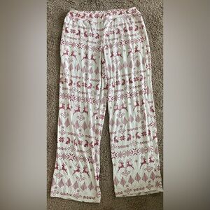 Soma red and White Patterned Pajama Pants